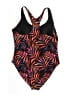 Nicole Miller Studio Print Black One Piece Swimsuit Size 2X - photo 2