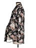New Look 100% Polyester Floral Black Long Sleeve Blouse Size M - photo 5