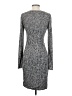 Halston Heritage Graphic Gray Cocktail Dress Size 4 - photo 2