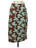 Lularoe Print Teal Casual Skirt Size S - photo 1