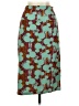 Lularoe Print Teal Casual Skirt Size S - photo 2