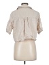 Zara Ivory Short Sleeve Blouse Size M - photo 2