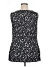89th & Madison Black Sleeveless Blouse Size XL - photo 2