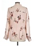 Pleione 100% Polyester Pink Long Sleeve Blouse Size L - photo 2