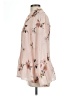 Pleione 100% Polyester Pink Long Sleeve Blouse Size L - photo 5