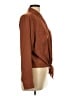Express Brown Long Sleeve Blouse Size L - photo 4