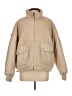 American Eagle Outfitters 100% Acrylic Solid Tan Snow Jacket Size M - photo 1