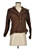 Zara Tweed Brown Long Sleeve Blouse Size S - photo 1