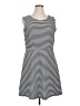 George Stripes Black Casual Dress Size XL - photo 1