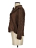 Zara Tweed Brown Long Sleeve Blouse Size S - photo 5