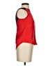 Parker 100% Silk Red Sleeveless Blouse Size S - photo 4