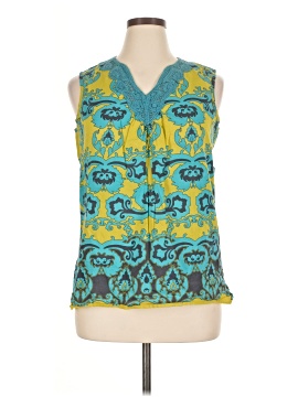 August Silk Sleeveless Blouse