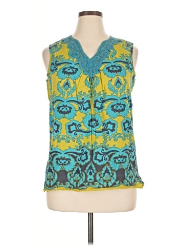August Silk Sleeveless Blouse (view 1)