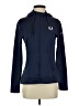 Nike 100% Polyester Blue Zip Up Hoodie Size S - photo 1