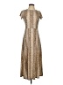 Blue Blush Animal Print Tan Casual Dress Size S (estimated) - photo 1