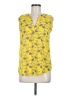 Papermoon 100% Polyester Yellow Sleeveless Blouse Size M - photo 1