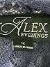 Alex Evenings Blue Kimono Size 12 - photo 7