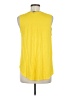Papermoon 100% Polyester Yellow Sleeveless Blouse Size M - photo 2