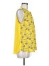 Papermoon 100% Polyester Yellow Sleeveless Blouse Size M - photo 4