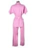 Assorted Brands 100% Cotton Solid Pink Jumpsuit Size S - photo 2