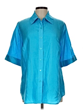 Doncaster Collection Short Sleeve Silk Top
