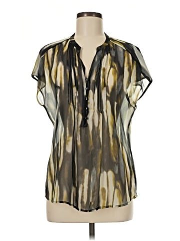 Classiques Entier Short Sleeve Silk Top (view 1)