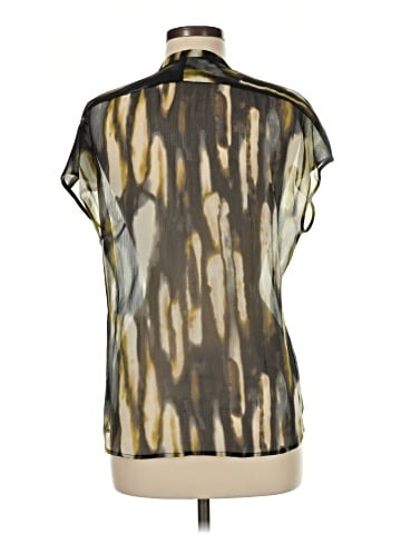 Classiques Entier Short Sleeve Silk Top (view 2)