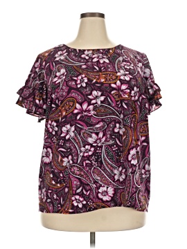Lane Bryant Short Sleeve Blouse