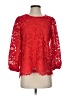 Jade 100% Polyester Red 3/4 Sleeve Blouse Size P (petite) - photo 1