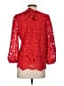 Jade 100% Polyester Red 3/4 Sleeve Blouse Size P (petite) - photo 2