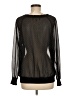 Ellen Tracy 100% Polyester Black Long Sleeve Blouse Size M - photo 2