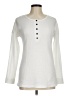 Unbranded Ivory Long Sleeve Henley Size M - photo 1