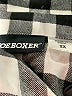 Joe Boxer 100% Cotton Checkered-gingham Black 3/4 Sleeve Button-Down Shirt Size 2X - photo 7