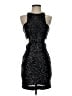 Express 100% Nylon Stars Black Cocktail Dress Size 2 - photo 1