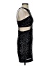Express 100% Nylon Stars Black Cocktail Dress Size 2 - photo 4