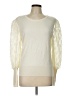 Calligraphie Ivory Pullover Sweater Size L - photo 1