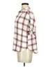 Universal Thread 100% Rayon Plaid Ivory Short Sleeve Button-Down Shirt Size M - photo 5