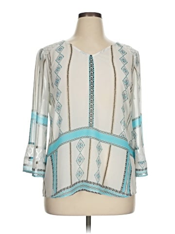 New Directions 3/4 Sleeve Blouse (view 1)