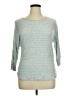 Dana Buchman 100% Viscose Green Teal Pullover Sweater Size XL - photo 1