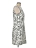DressBarn Graphic Silver Cocktail Dress Size 12 - photo 4