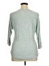 Dana Buchman 100% Viscose Green Teal Pullover Sweater Size XL - photo 2