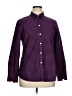Foxcroft Stripes Purple Long Sleeve Button-Down Shirt Size 14 - photo 1