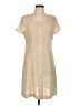 Amanda Smith 100% Polyester Tan Casual Dress Size 10 - photo 1
