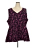 Torrid 100% Polyester Purple Sleeveless T-Shirt Size 5X Plus (5) - photo 1
