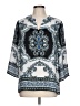 Violet & Claire Blue 3/4 Sleeve Blouse Size L - photo 1