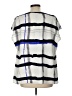 Escada Silver Short Sleeve Blouse Size EU 44 / US 14 - photo 2
