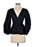 STAUD Black 3/4 Sleeve Blouse Size 2 - photo 1
