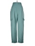 ASOS 100% Polyester Teal Cargo Pants Size 2 - photo 2