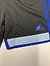 Adidas 100% Polyester Color Block Blue Athletic Shorts Size 5 - photo 4