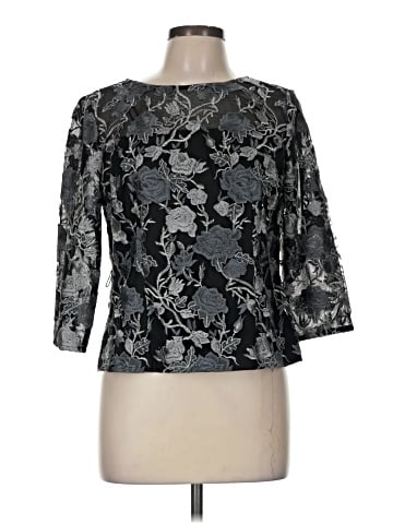 Alex Evenings 3/4 Sleeve Blouse (view 1)